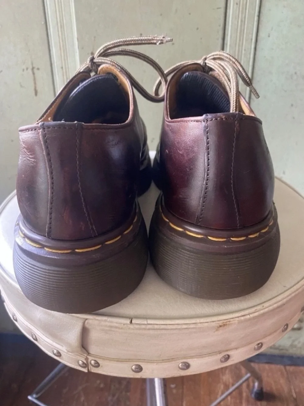 Rare Vintage Platform Doc Martens Made in England 2003 Men UK 10 Collector
